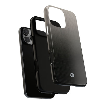 Grey Tough Phone Case for iPhone - Faded Sand Mesh
