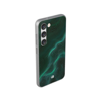 Emerald Topo Ridge · Lite Phone Case for Samsung · Green