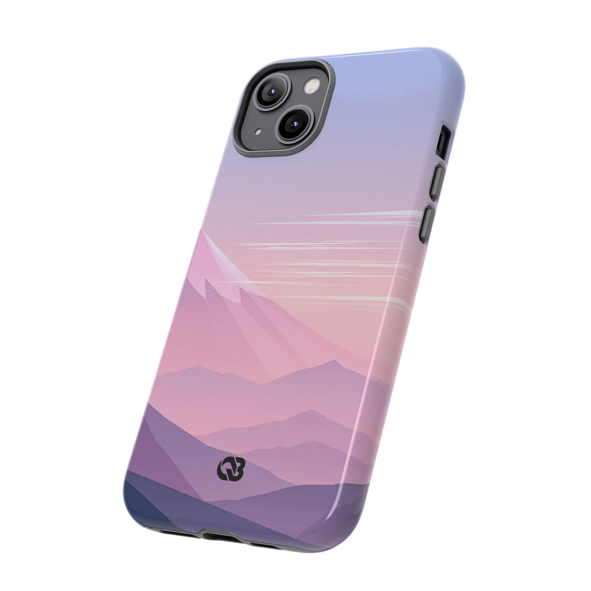 Alpine Twilight · Tough Phone Case for iPhone · Pink