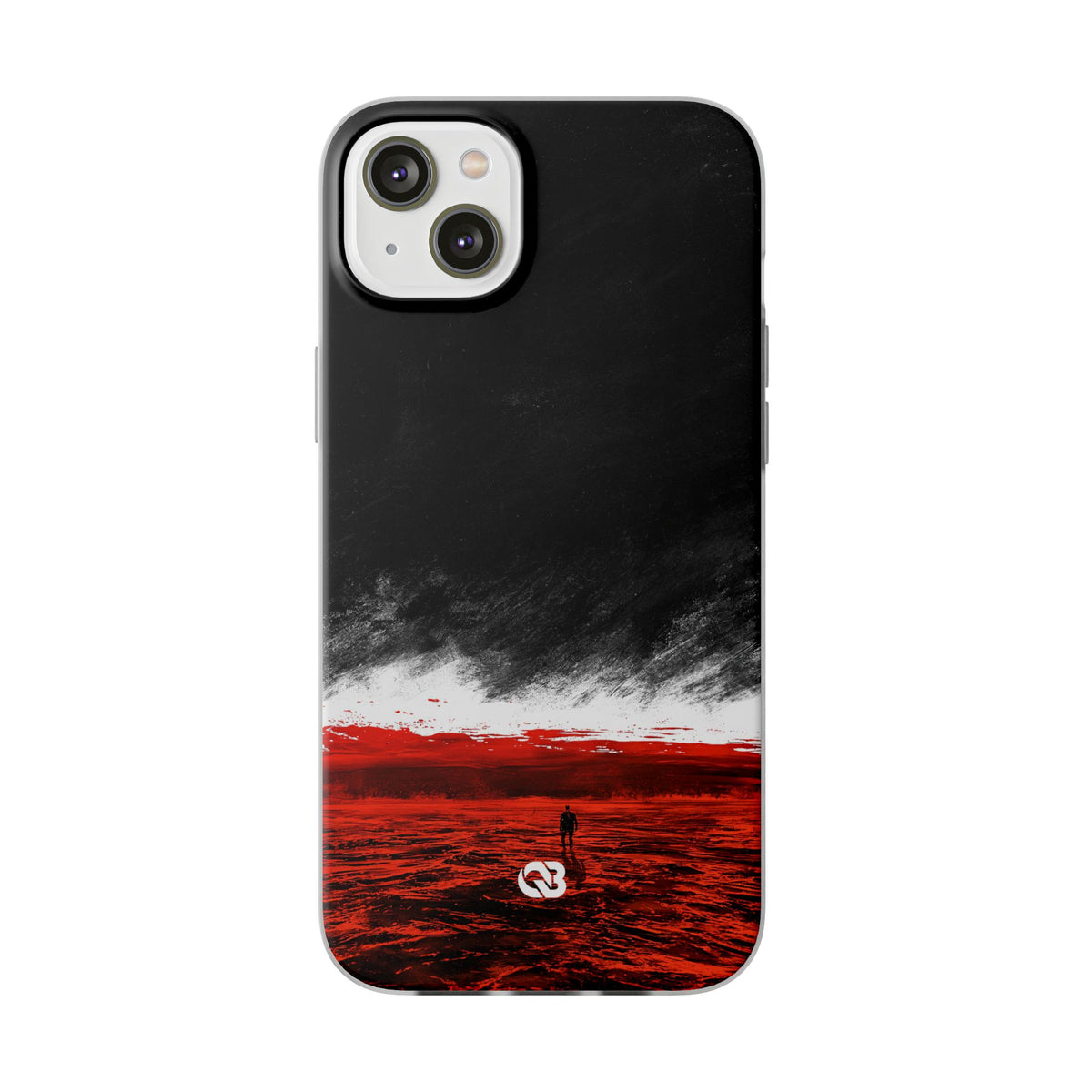 Crimson Void · Lite Phone Case for iPhone ·  Black