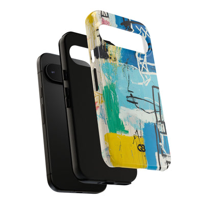 Azure Urban Scribble · Tough Phone Case for Google Pixel