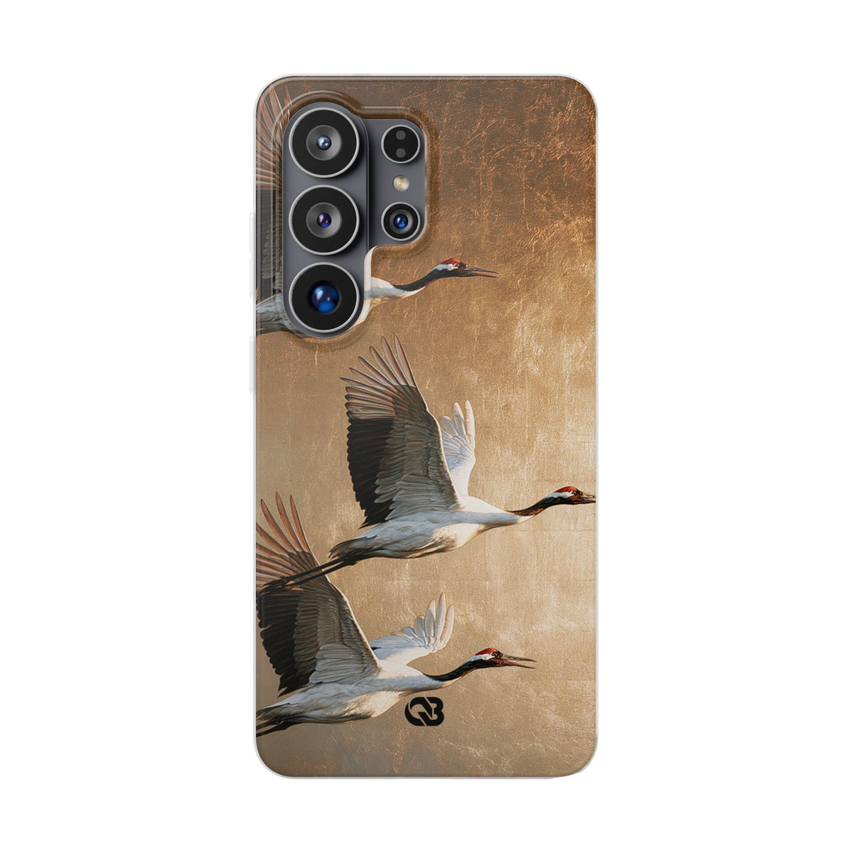 Golden Crane Flight · Lite Phone Case for Samsung · Gold