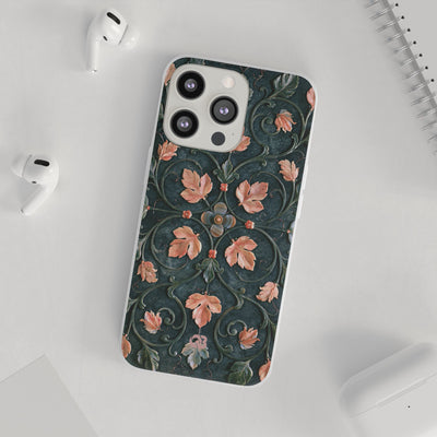 Florentine Rose Arabesque · Lite Phone Case for iPhone ·  Green