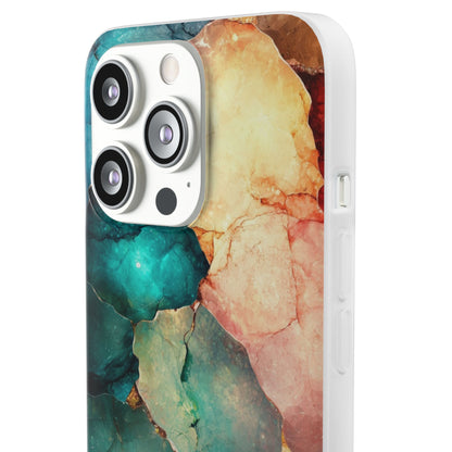 Teal Mozaïekaders iPhone 13 Pro - Zacht