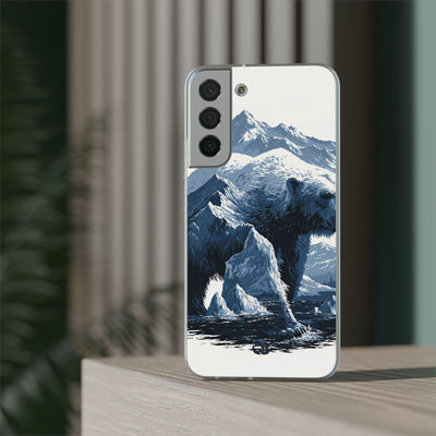 Fjord Summit Bear · Lite Phone Case for Samsung · Blue