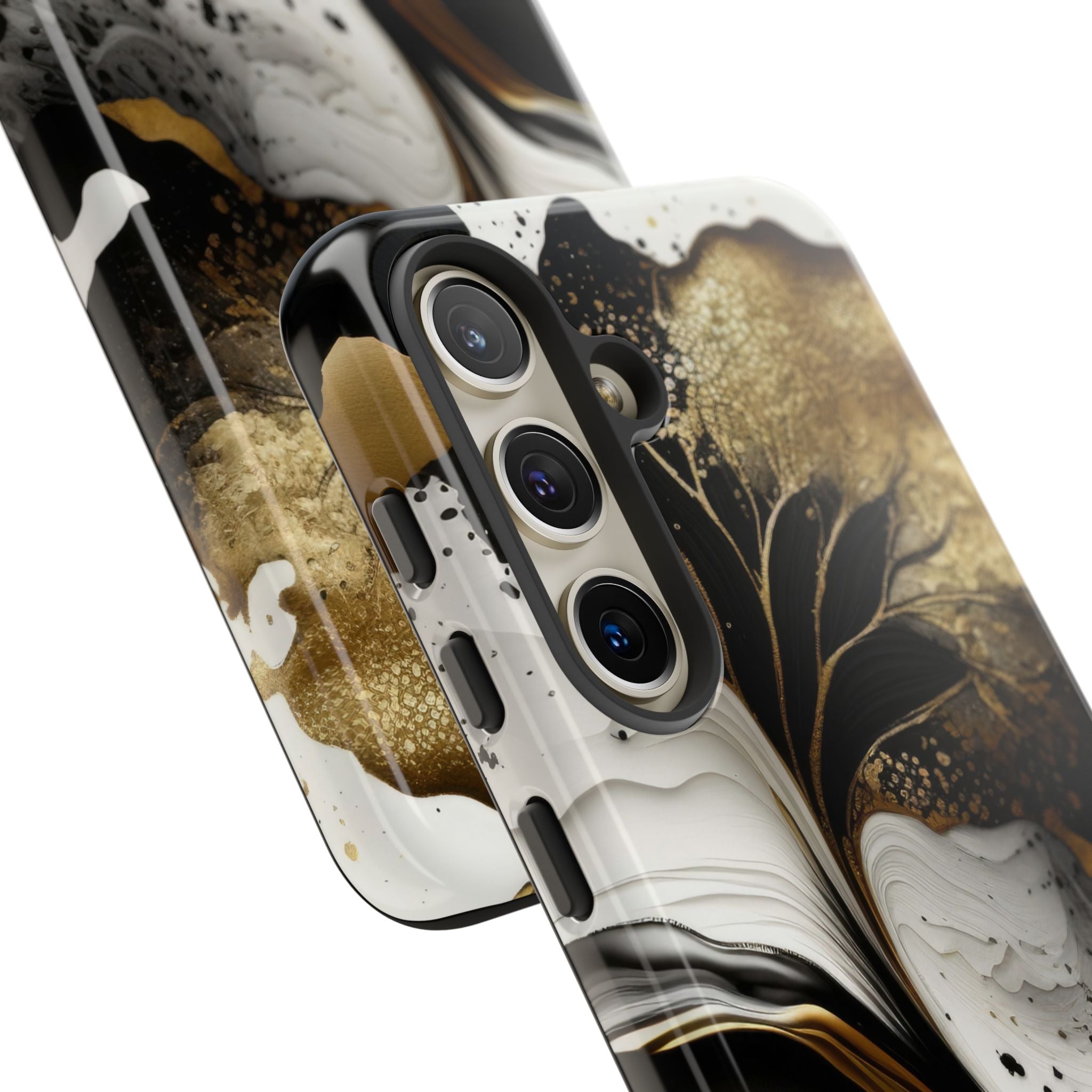Molten Onyx Gold · Tough Coque de téléphone pour Samsung