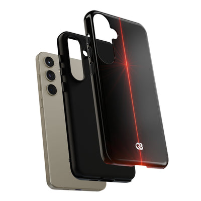 Red Tough Phone Case for Samsung - Crimson Flare Vector