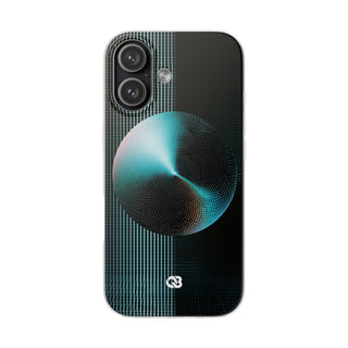 Blue Lite Phone Case for iPhone - Cyan Vector Sphere