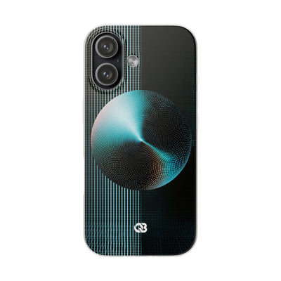 Blue Lite Phone Case for iPhone - Cyan Vector Sphere