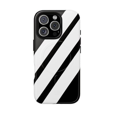 Obsidian White Bars · Tough+ Phone Case for iPhone · Magsafe