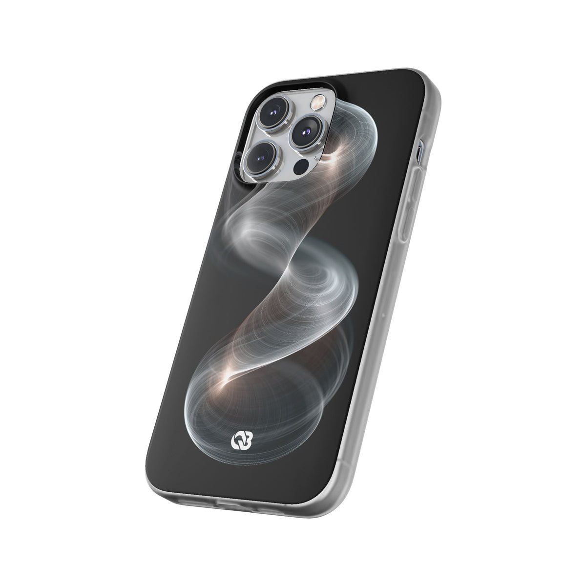 Luminous Vortex · Lite Phone Case for iPhone ·  Black