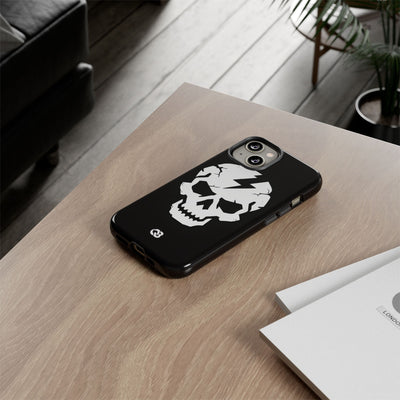 Shattered Bolt Skull · Tough Phone Case for iPhone