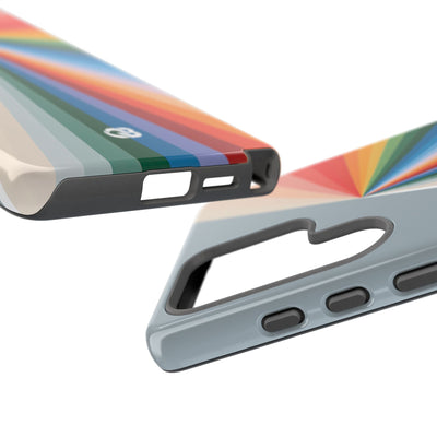 Grey Tough Phone Case for Samsung - Slate Prism Burst