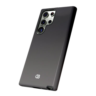 Grey Tough Phone Case for Samsung - Obsidian Ash Fade