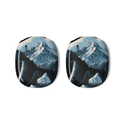 Nordic Arctic Bear · Hard Case for AirPods Max · Black