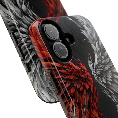 Split Crimson Wing · Tough Phone Case for iPhone