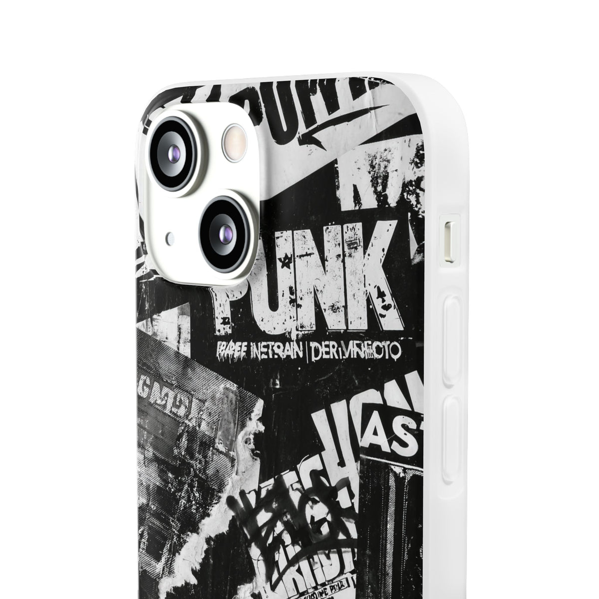 Underground Punk Collage · Lite Phone Case for iPhone ·  Black