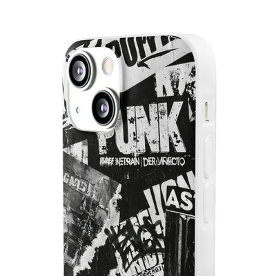 Underground Punk Collage · Lite Phone Case for iPhone ·  Black