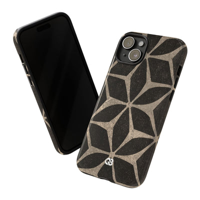 Concrete Mosaic Star · Tough Phone Case for iPhone · Black