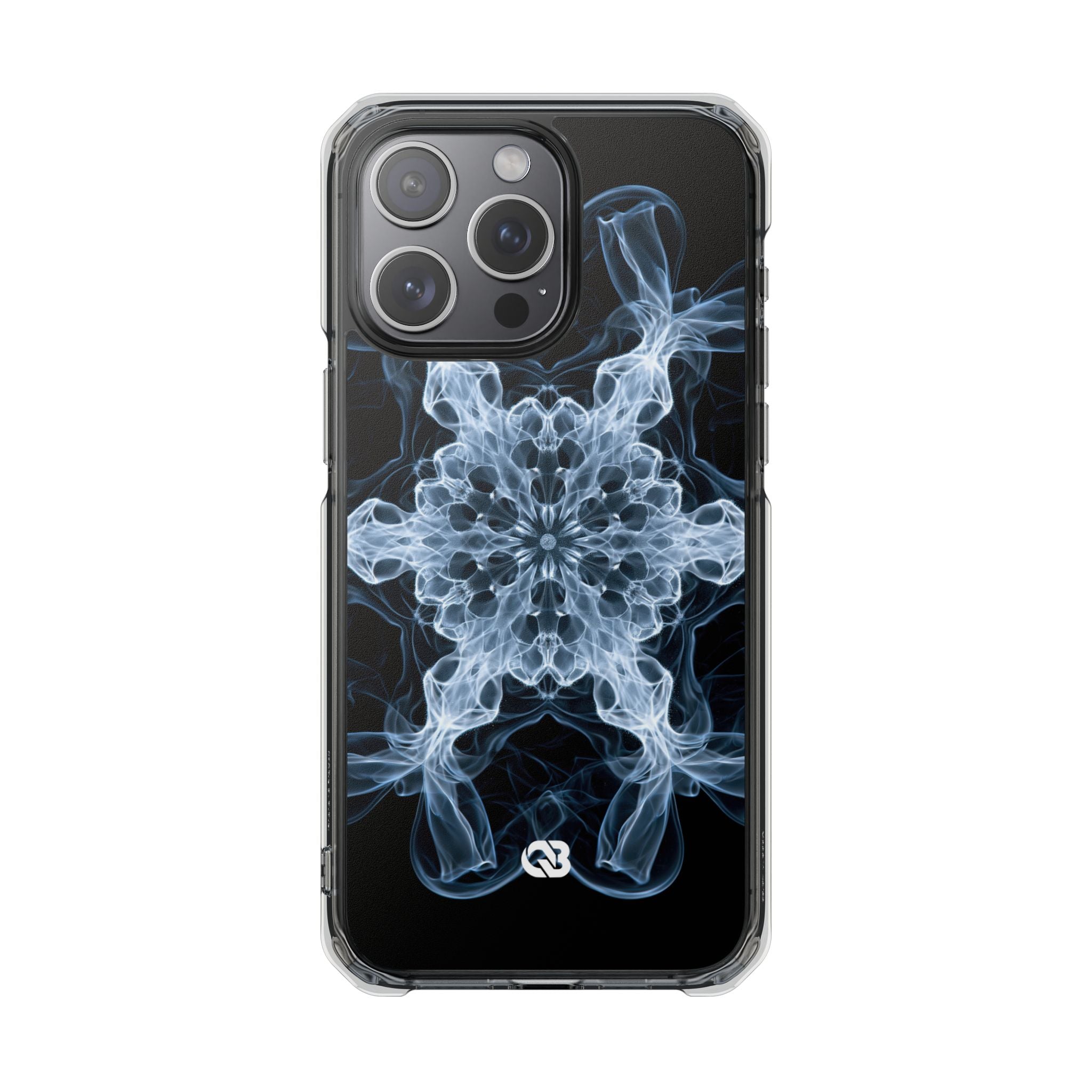 Blue Impact MagSafe Phone Case for iPhone - Glacial Smoke Crown