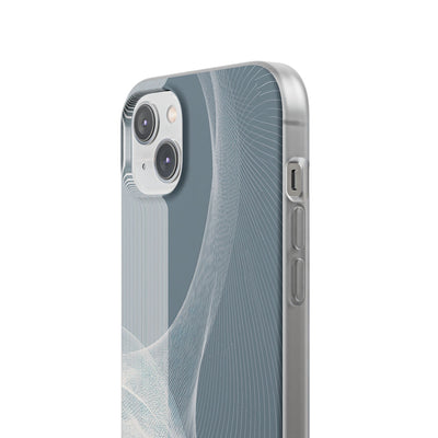 Grey Lite Phone Case for iPhone - Slate Mesh Horizon