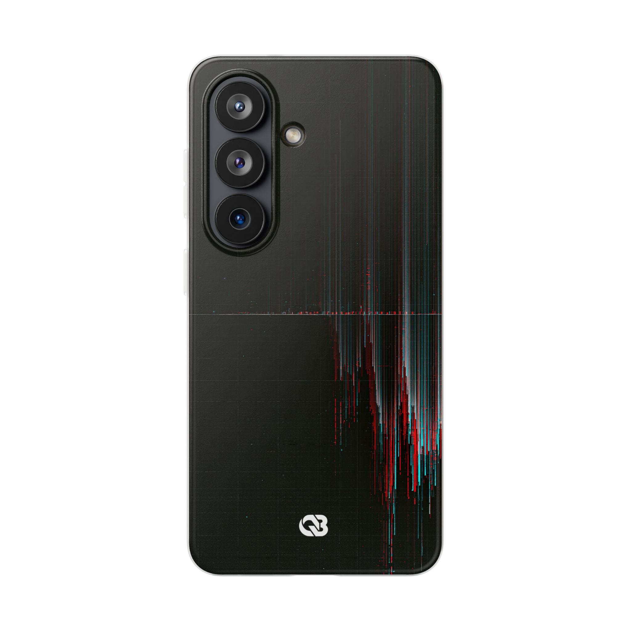 Black Lite Phone Case for Samsung - Corrupted Data Stream