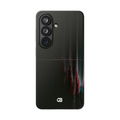 Black Lite Phone Case for Samsung - Corrupted Data Stream