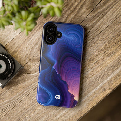 Radiant Strata · Tough Phone Case for iPhone · Blue
