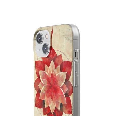 Crimson Petal Peak · Soft Phone Case for iPhone