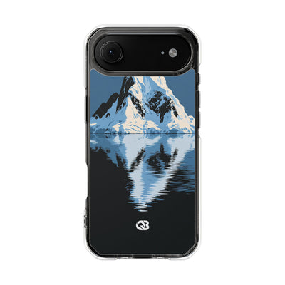 Glacial Horizon · Clear Impact Magnetic Phone Case for iPhone ·  Blue