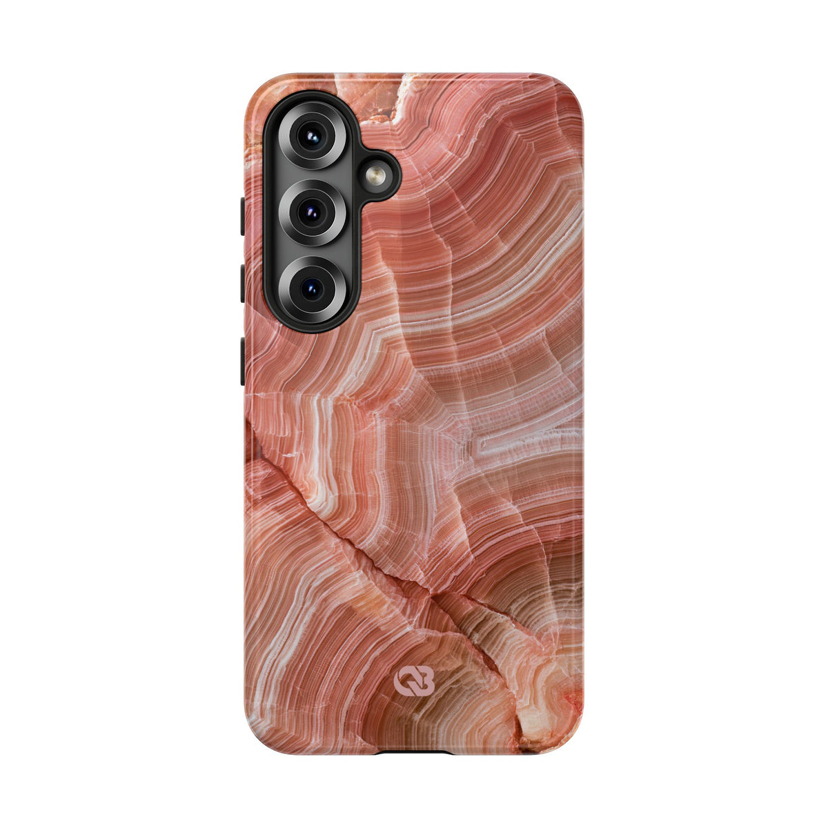 Blushing Rose Strata · Tough Phone Case for Samsung · Pink