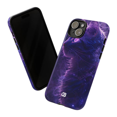 Purple Void Feline · Tough Custodia per iPhone