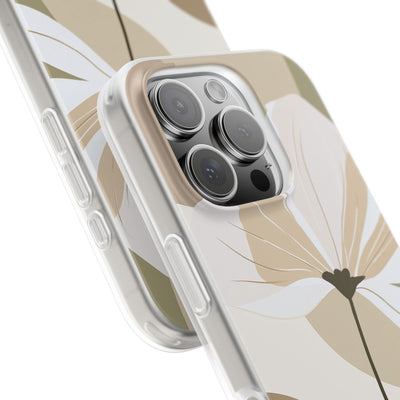 Beige Lite Phone Case for iPhone - Sage Linen Magnolia