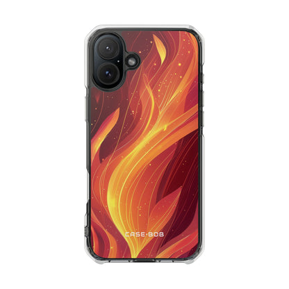 Flaming Flow iPhone 16 Plus Case - Impact - CASE•BOB