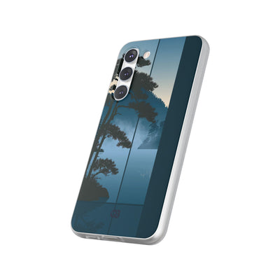 Blue Lite Phone Case for Samsung - Kyoto Mist Pine