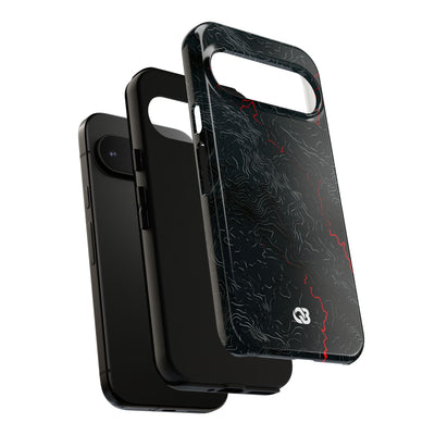Crimson Rift · Tough Phone Case for Pixel ·  Black