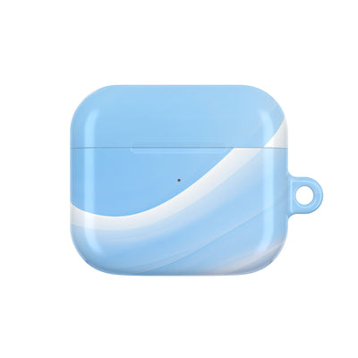 Glacial Contour Flow · Hard Case for AirPods & AirPods Pro · Blue
