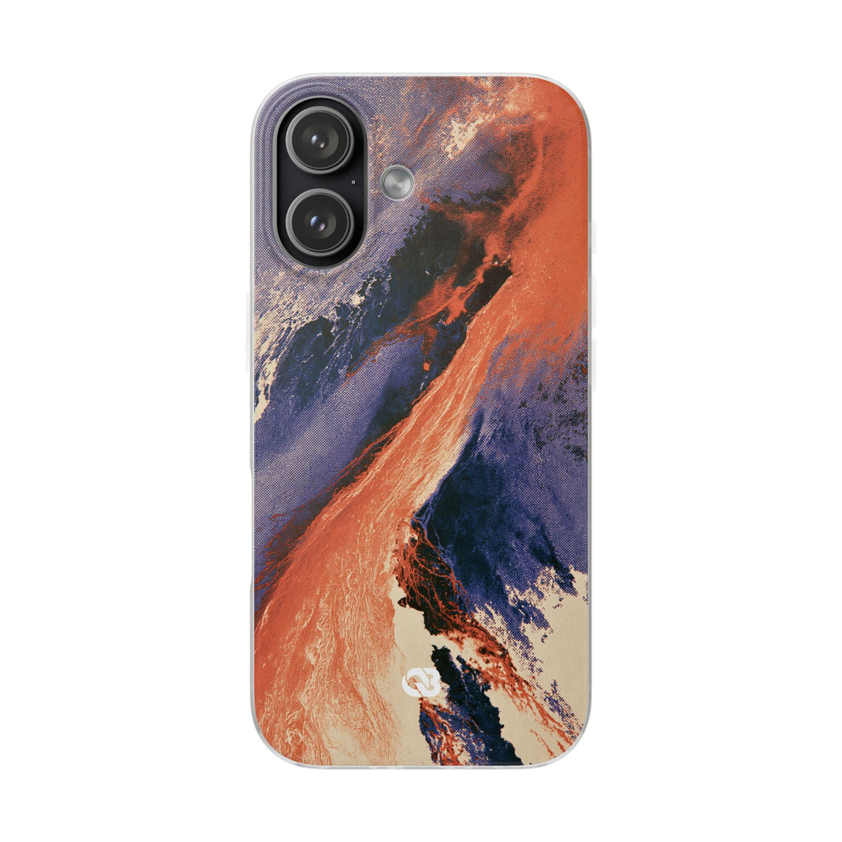 Solar Aura Drift · Lite Phone Case for iPhone ·  Orange