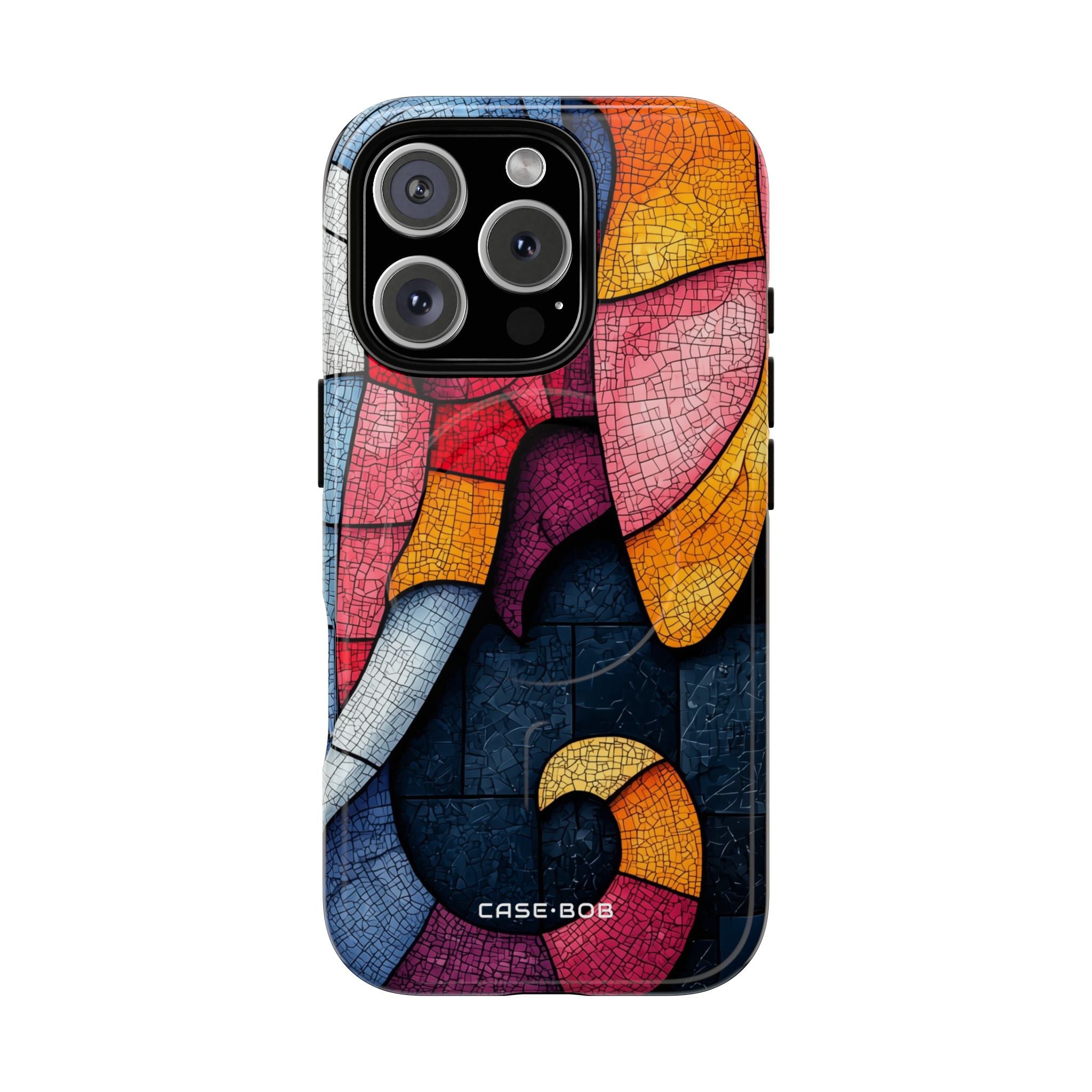 Elephant Mosaik iPhone 16 Pro Case - Tough+