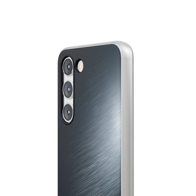 Brushed Obsidian Steel · Lite Phone Case for Samsung · Grey