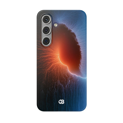 Thermal Aura Pulse · Lite Phone Case for Samsung · Blue