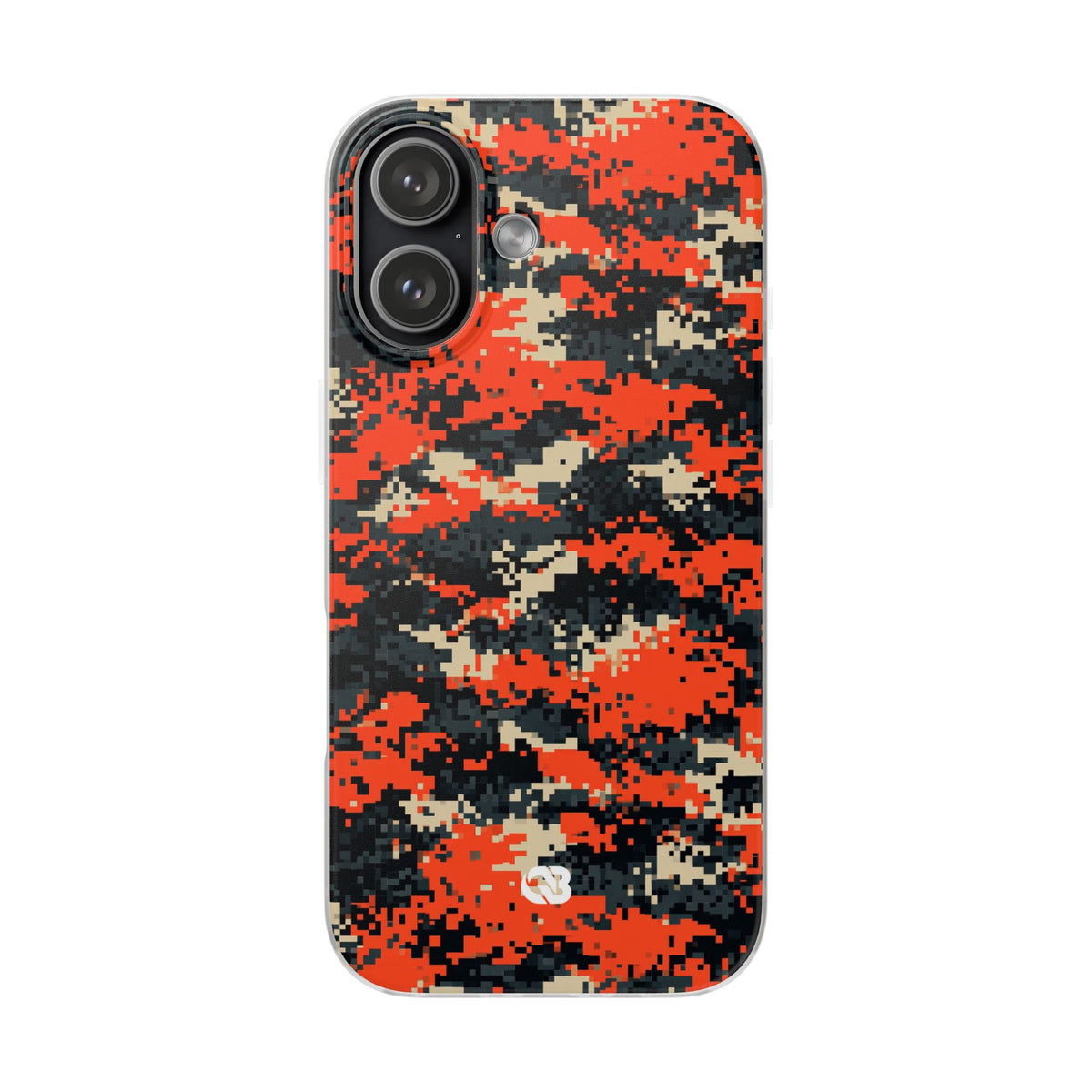 Signal Pixel Camo · Lite Phone Case for iPhone ·  Orange