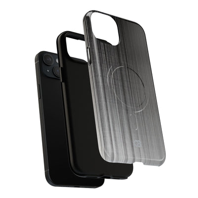 Grey Tough 2.0 Magsafe Phone Case for iPhone - Static Vertical Dither