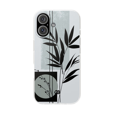 Grey Lite Phone Case for iPhone - Sage Bamboo Noir