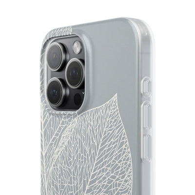 Grey Lite Phone Case for iPhone - Frosted Ash Veins