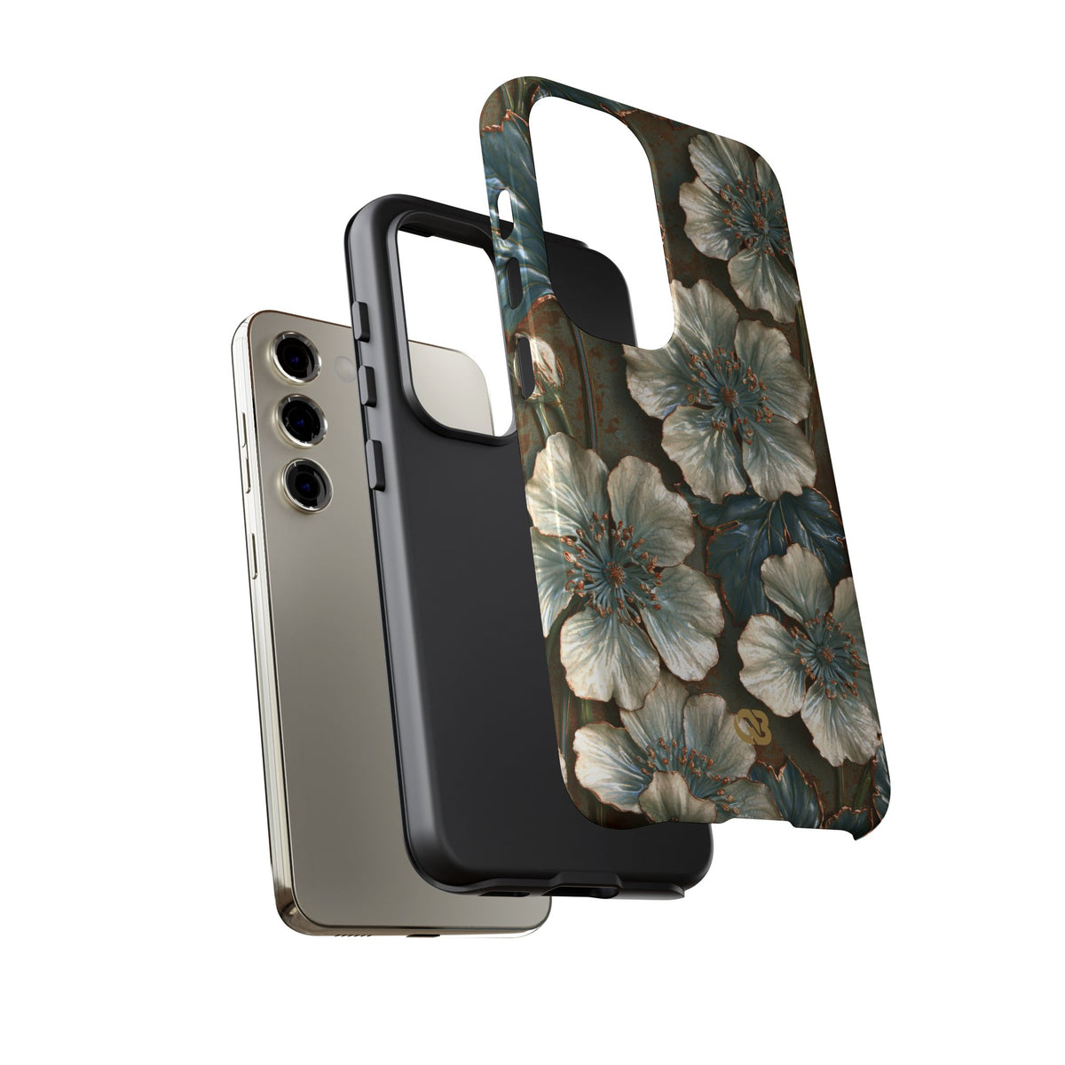 Gilded Blossom Reverie · Tough Phone Case for Samsung · Teal
