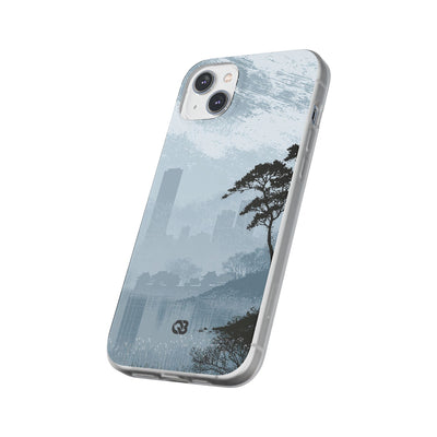 Grey Lite Phone Case for iPhone - Steel Slate Zen