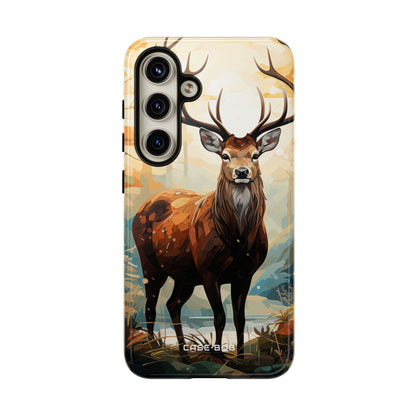 Glowing Stag Samsung S24 Case - Tough - CASE•BOB