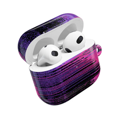 Neon Signal Shift · Hard Case for AirPods & AirPods Pro · Purple