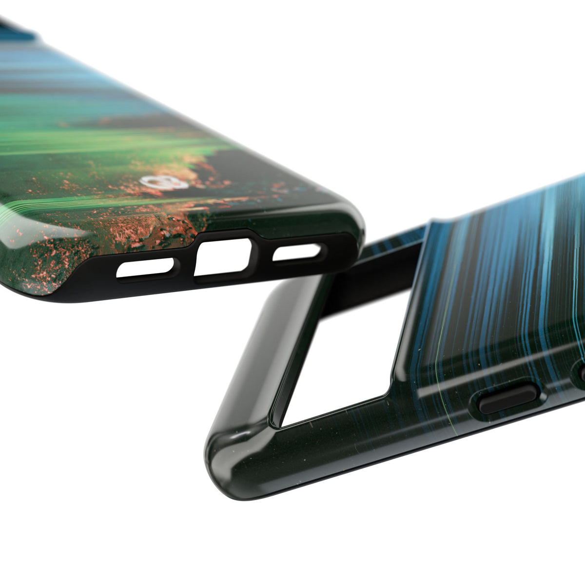 Digital Shoreline Drift · Tough Phone Case for Pixel ·  Teal